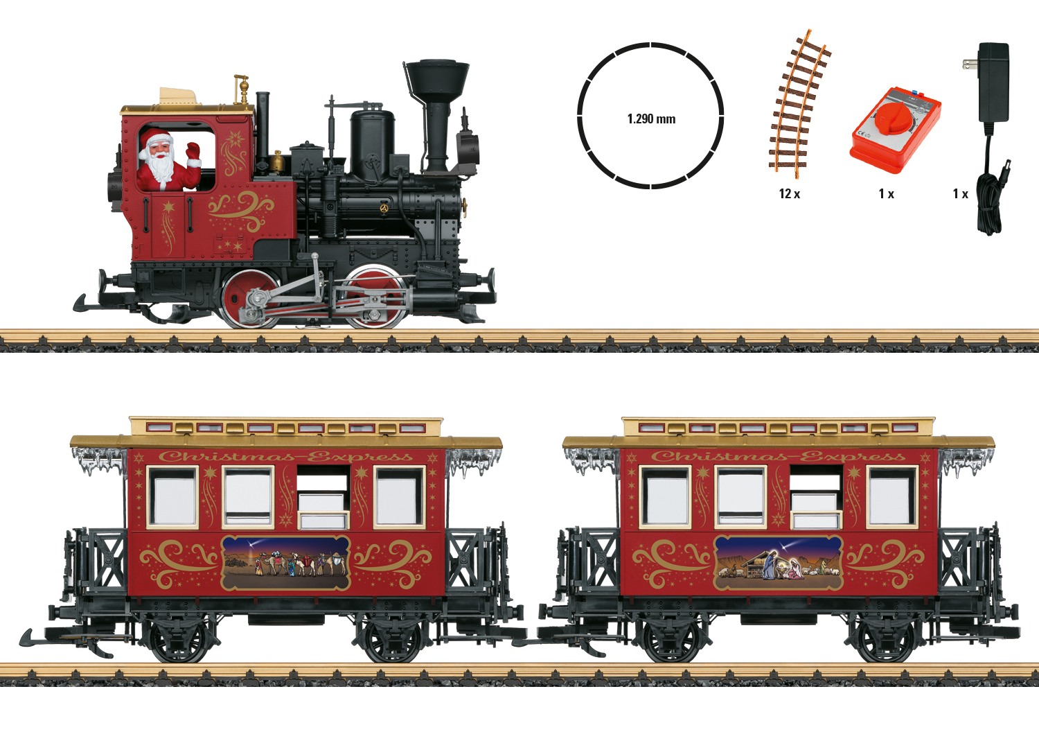 Coffret de départ "Train de Noël"