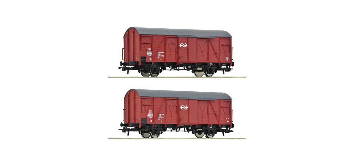 2e coffret de wagons marchandises couverts NS