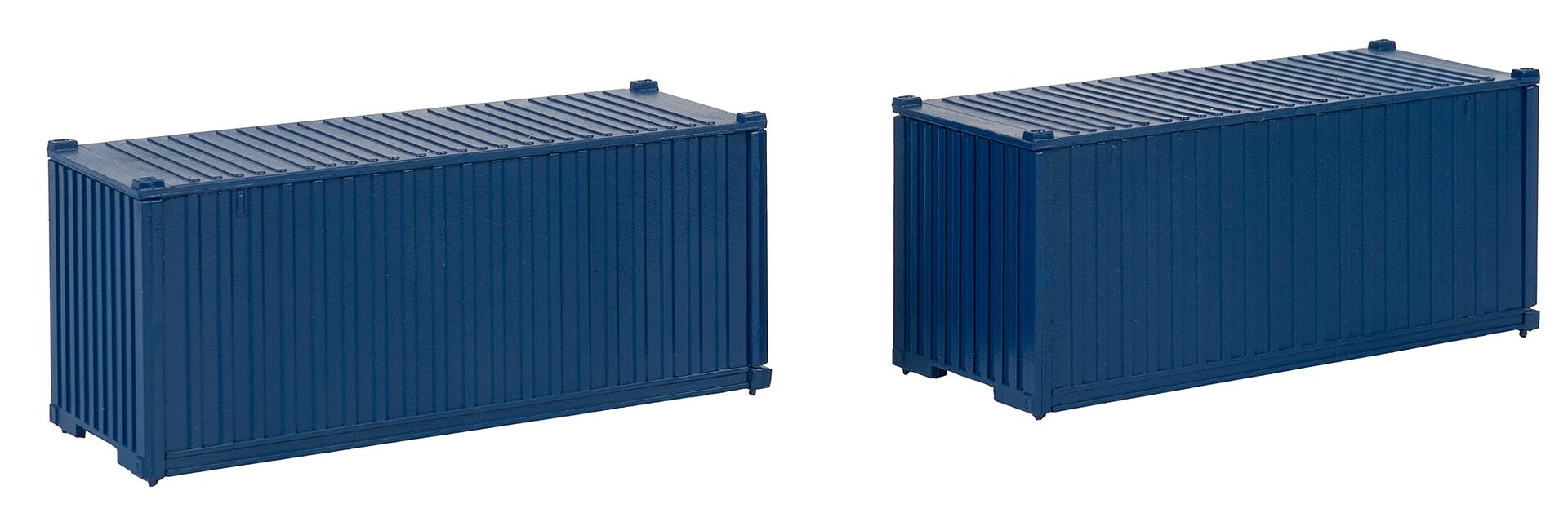 20 Container  blau  2er-Set