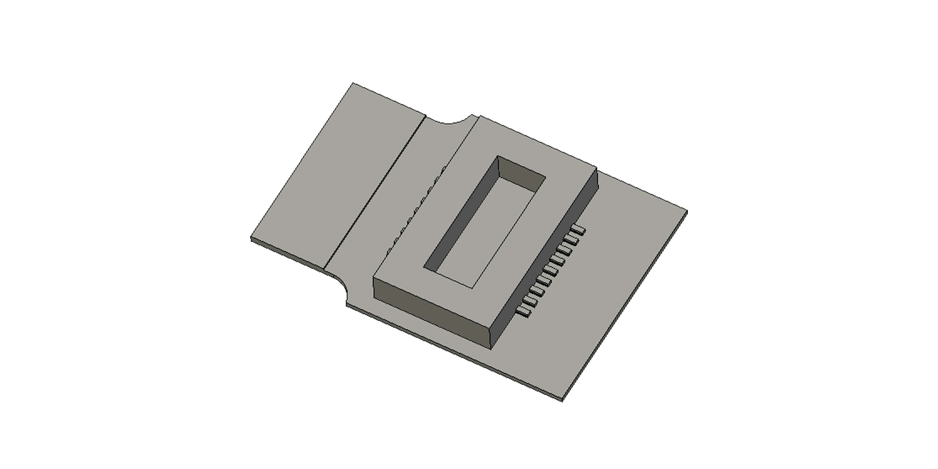Adapterplatine  18-pol Next-18 Buchse auf RNC-114 MTC14  Flex
