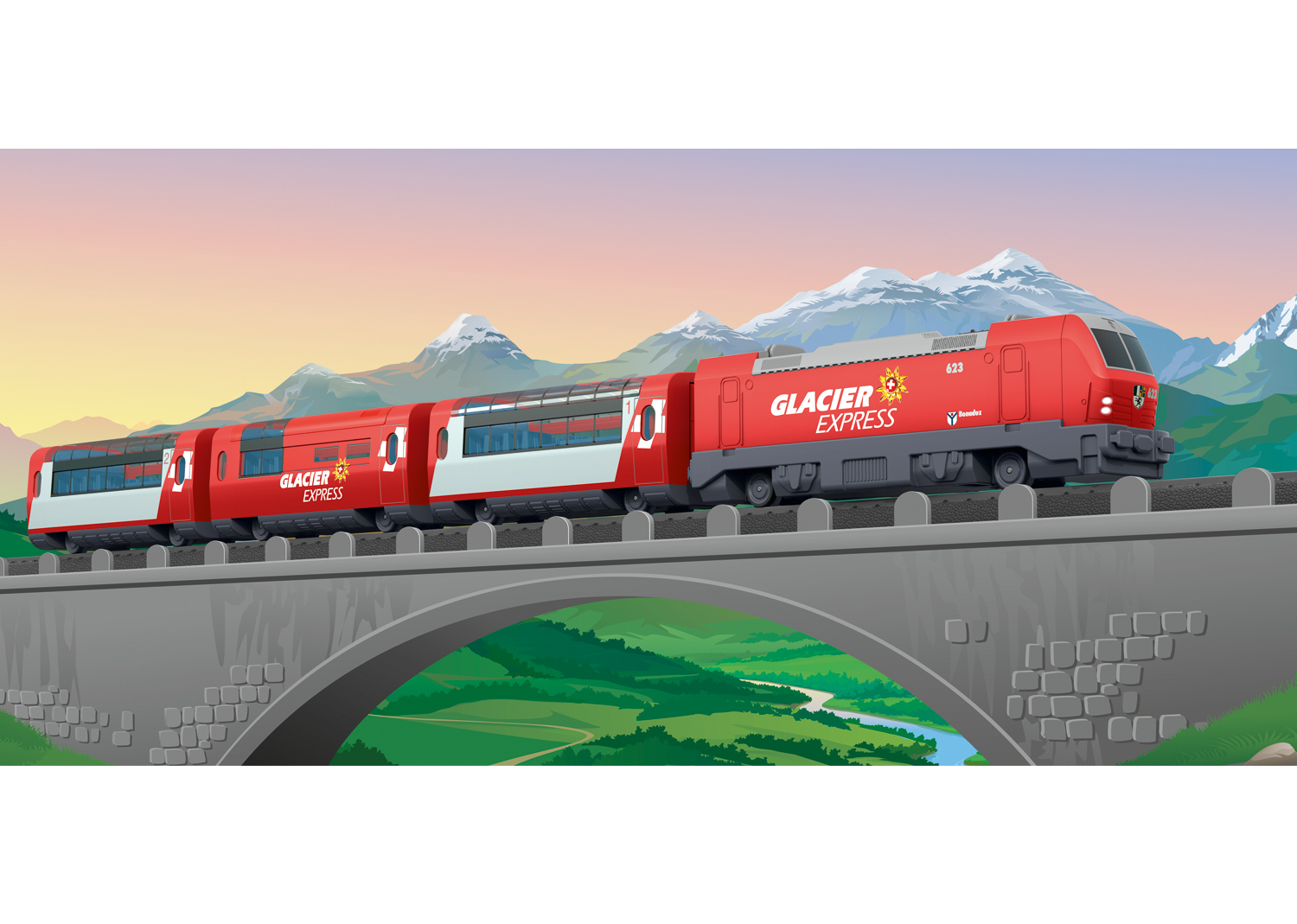 Märklin my world - Startpackung Glacier Express