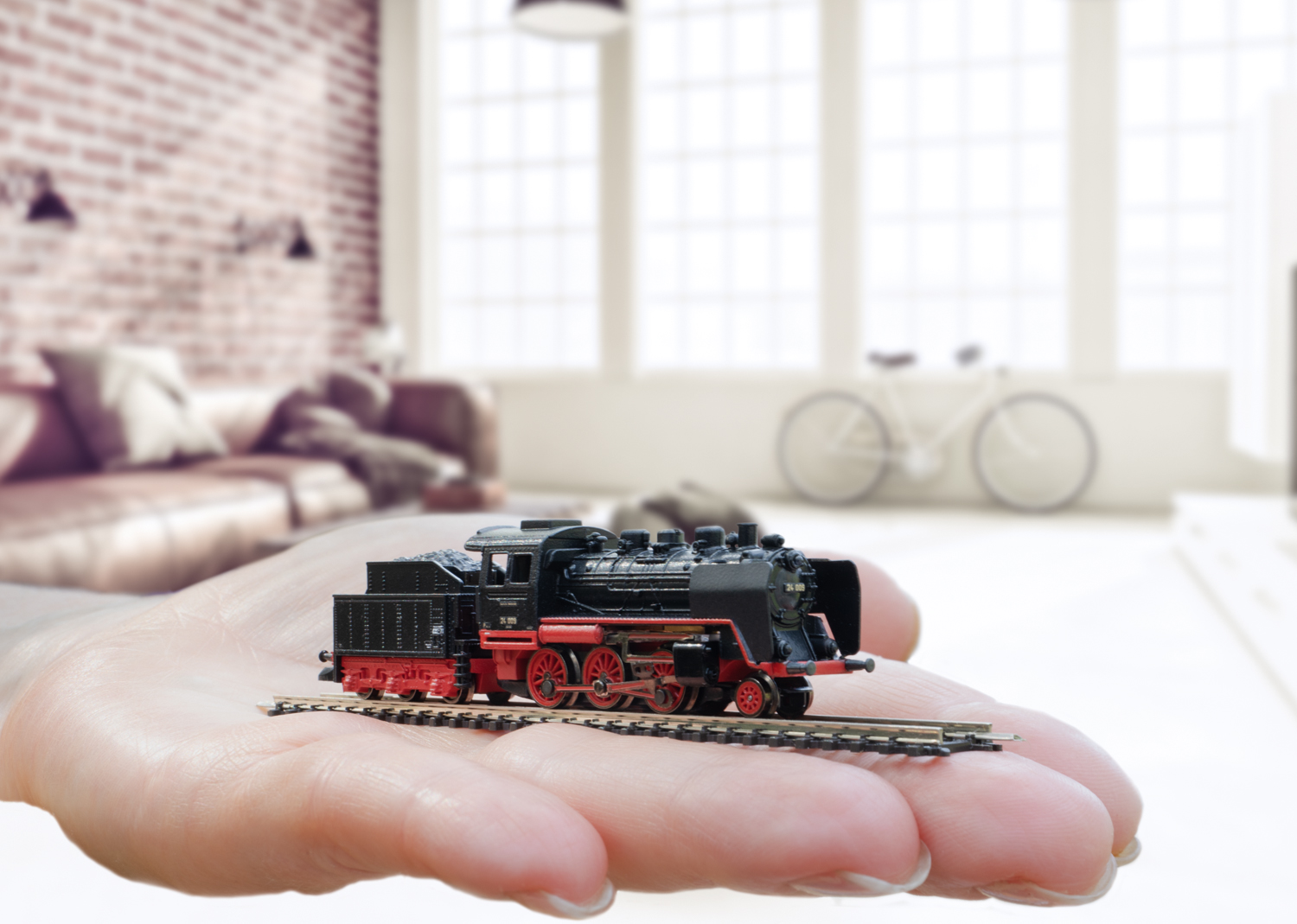 Coffret de départ "Train voyageurs-musée" avec locomotive à vapeur BR 24.