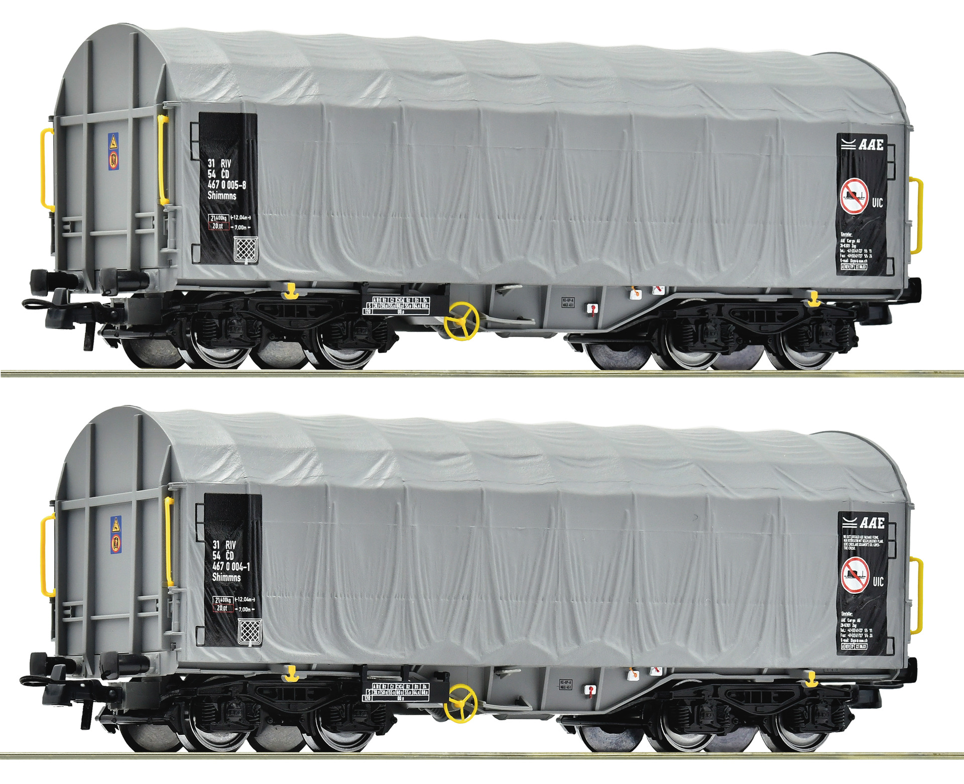 2e coffret de wagons à parois coulissantes CD