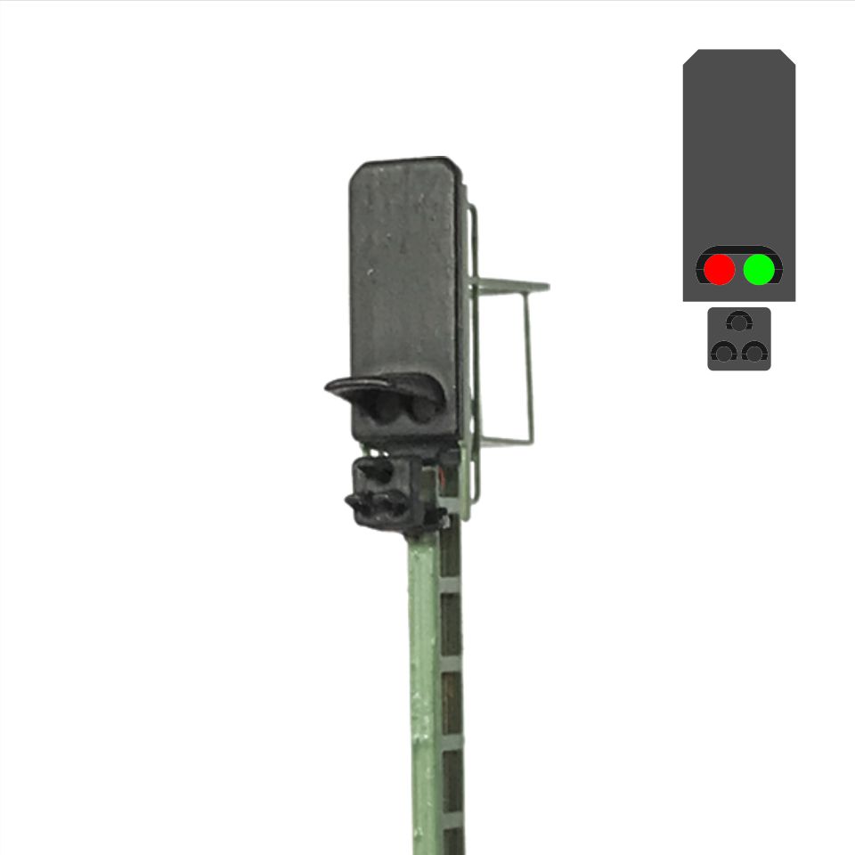 DB H-V System 1969 - Blocksignal (Grün/Rot)