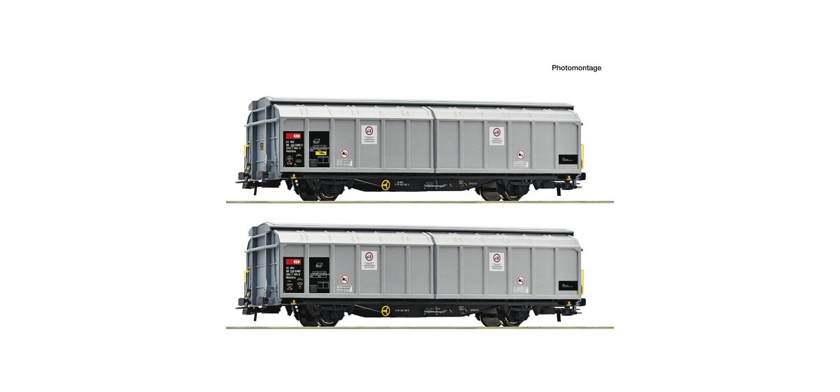 2e coffret de wagons à parois coulissantes SBB