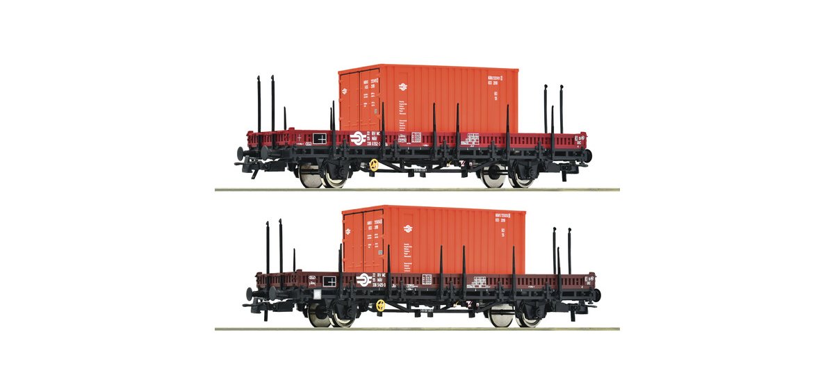 2e coffret de wagons à essieux MAV