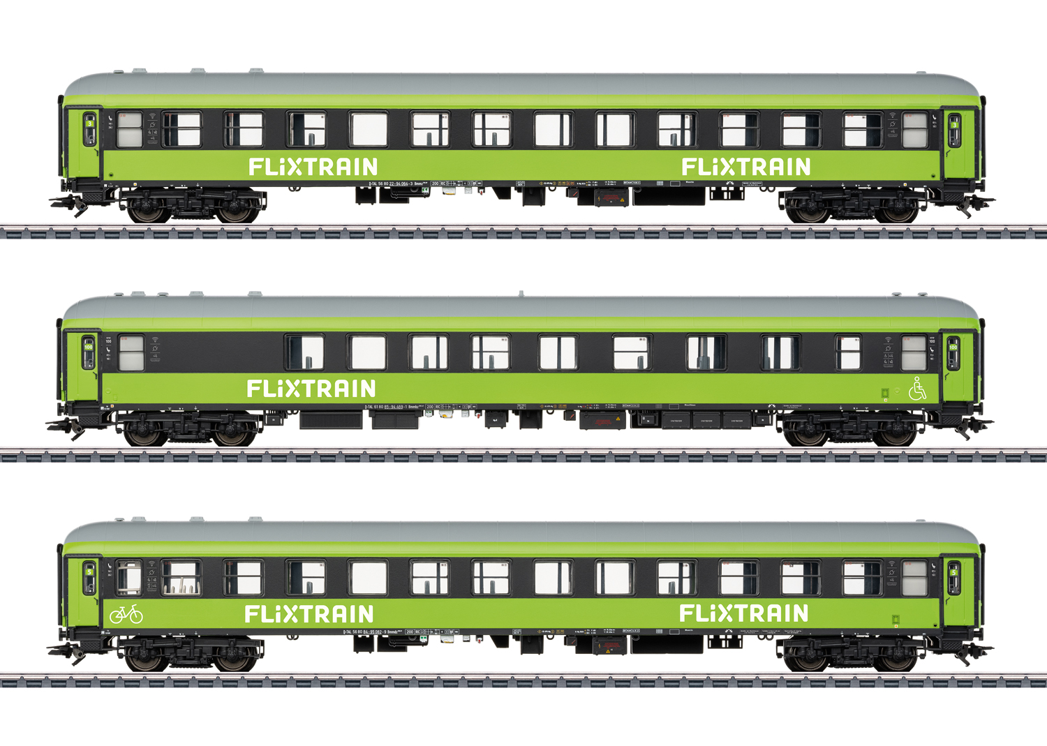 “FlixTrain” Express Train Car Set 1