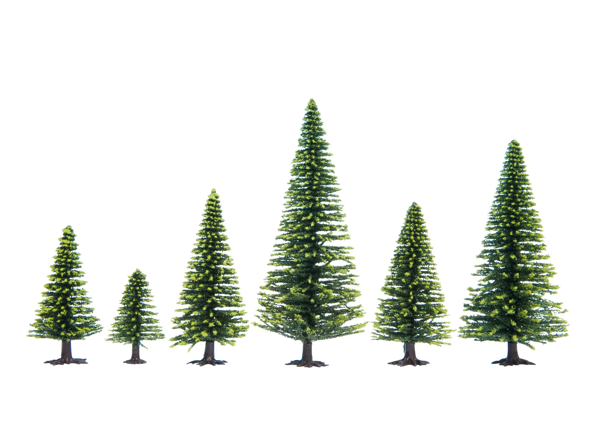 10 sapins miniature 5 - 14 cm