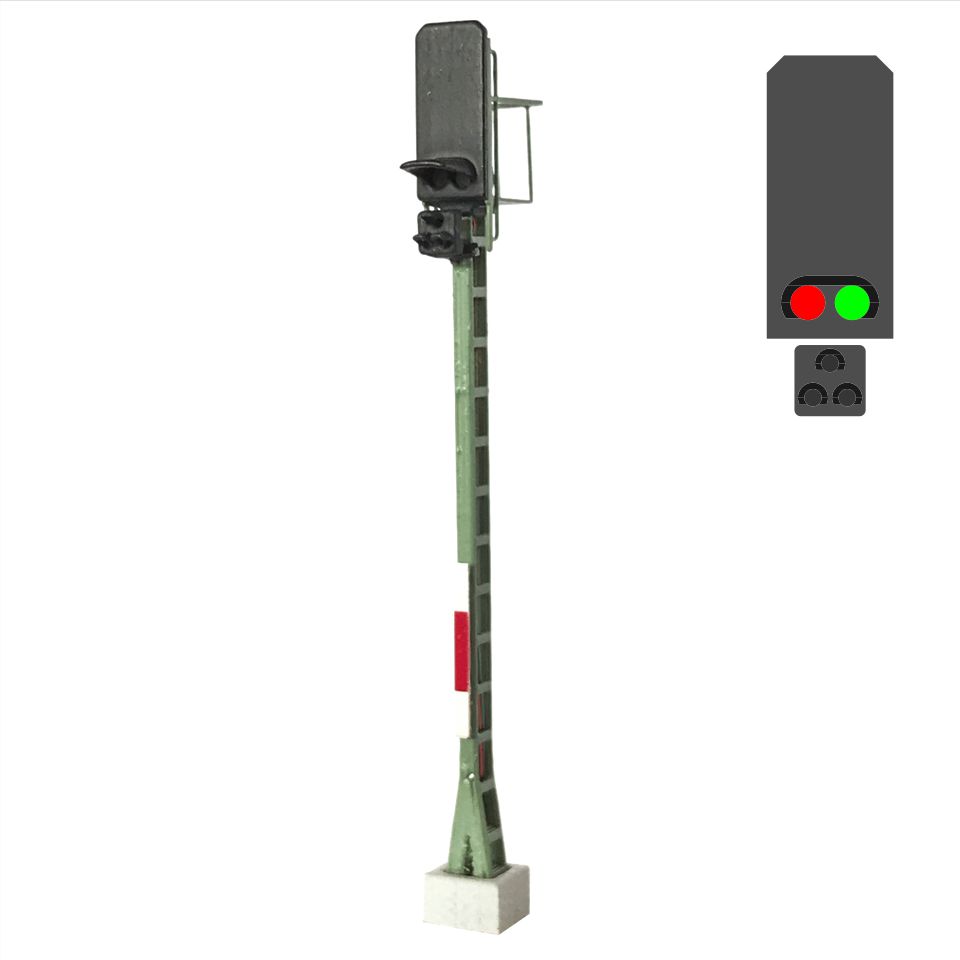 DB H-V System 1969 - Blocksignal (Grün/Rot)