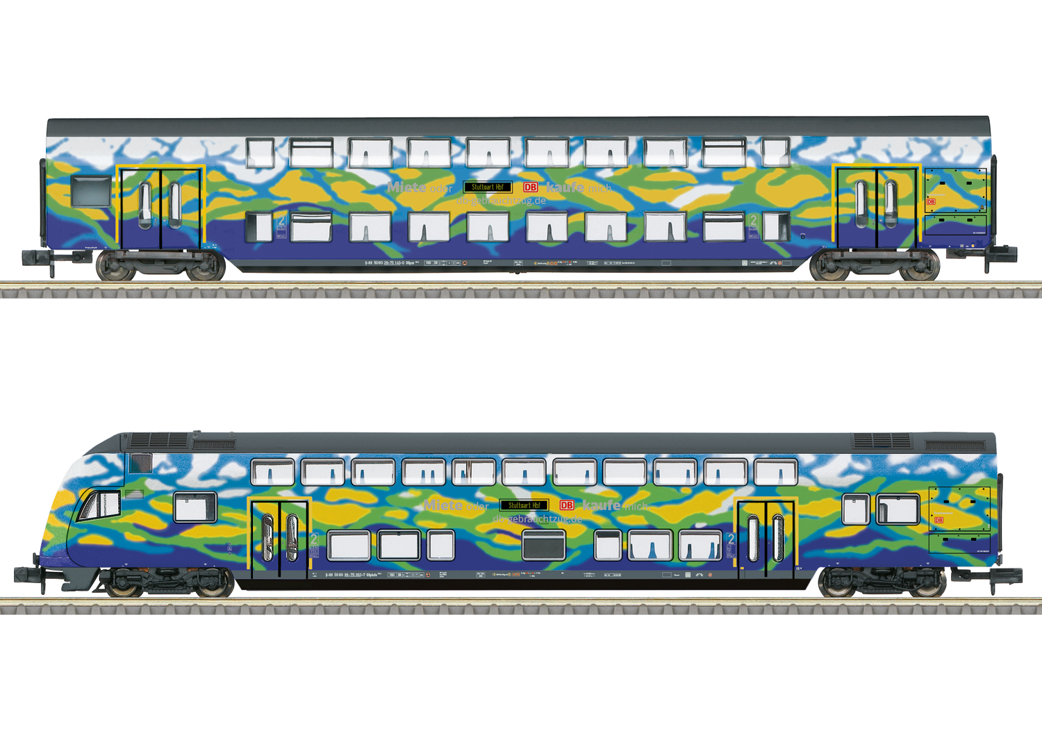 “Tourism Train” Bi-Level Car Set 2