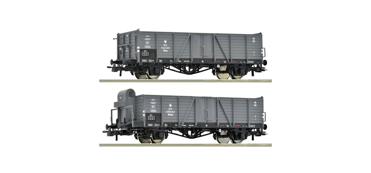 2e coffret de wagons découverts Wddo PKP