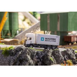 Autocarro Scania R 13 TL con container per contenitori (HERPA)