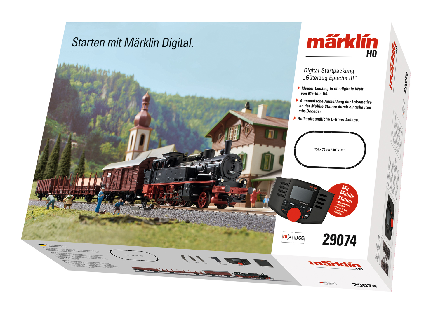 Coffret de départ numérique "Train marchandises, époque III"