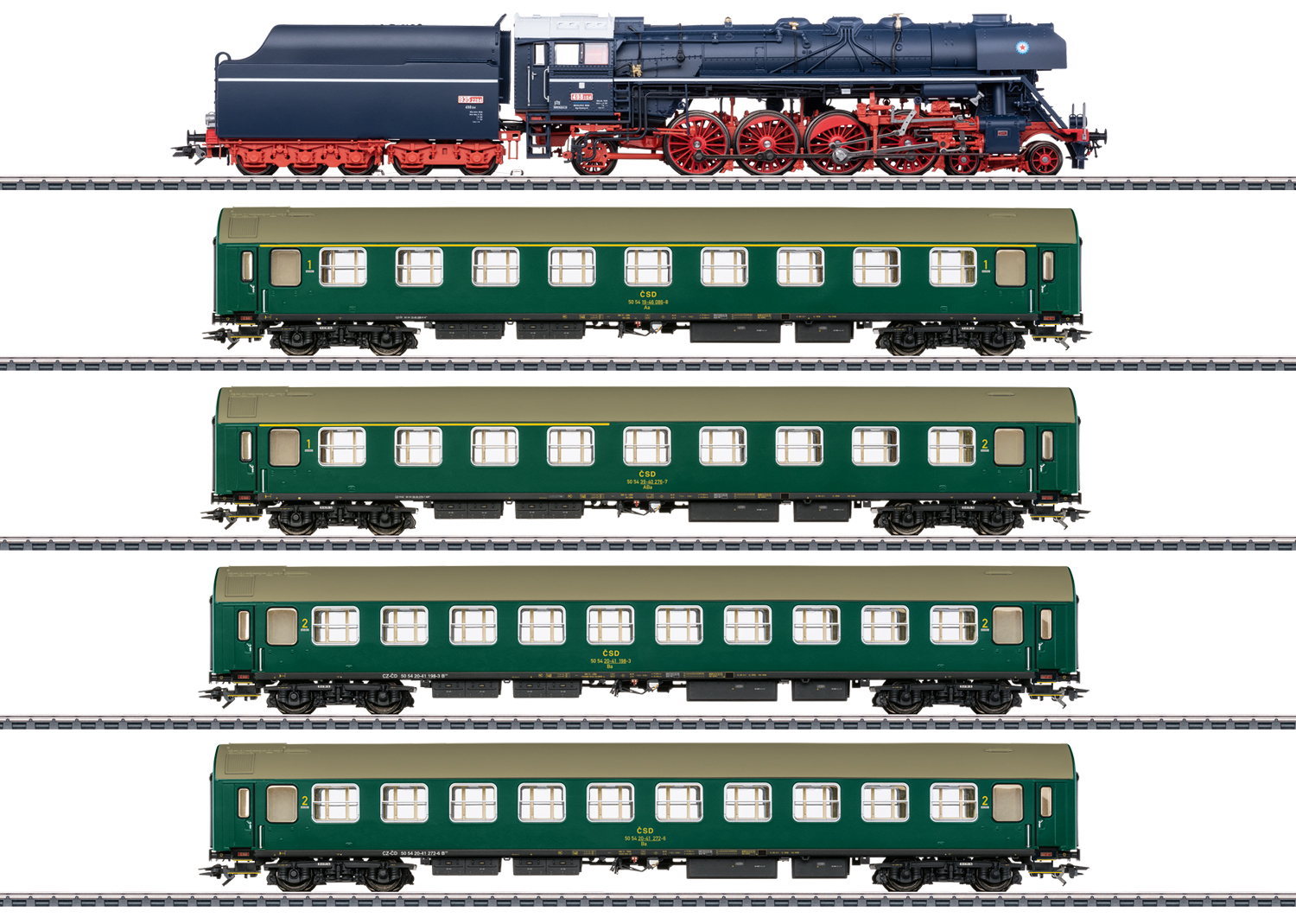 Coffret train musée avec Albatros