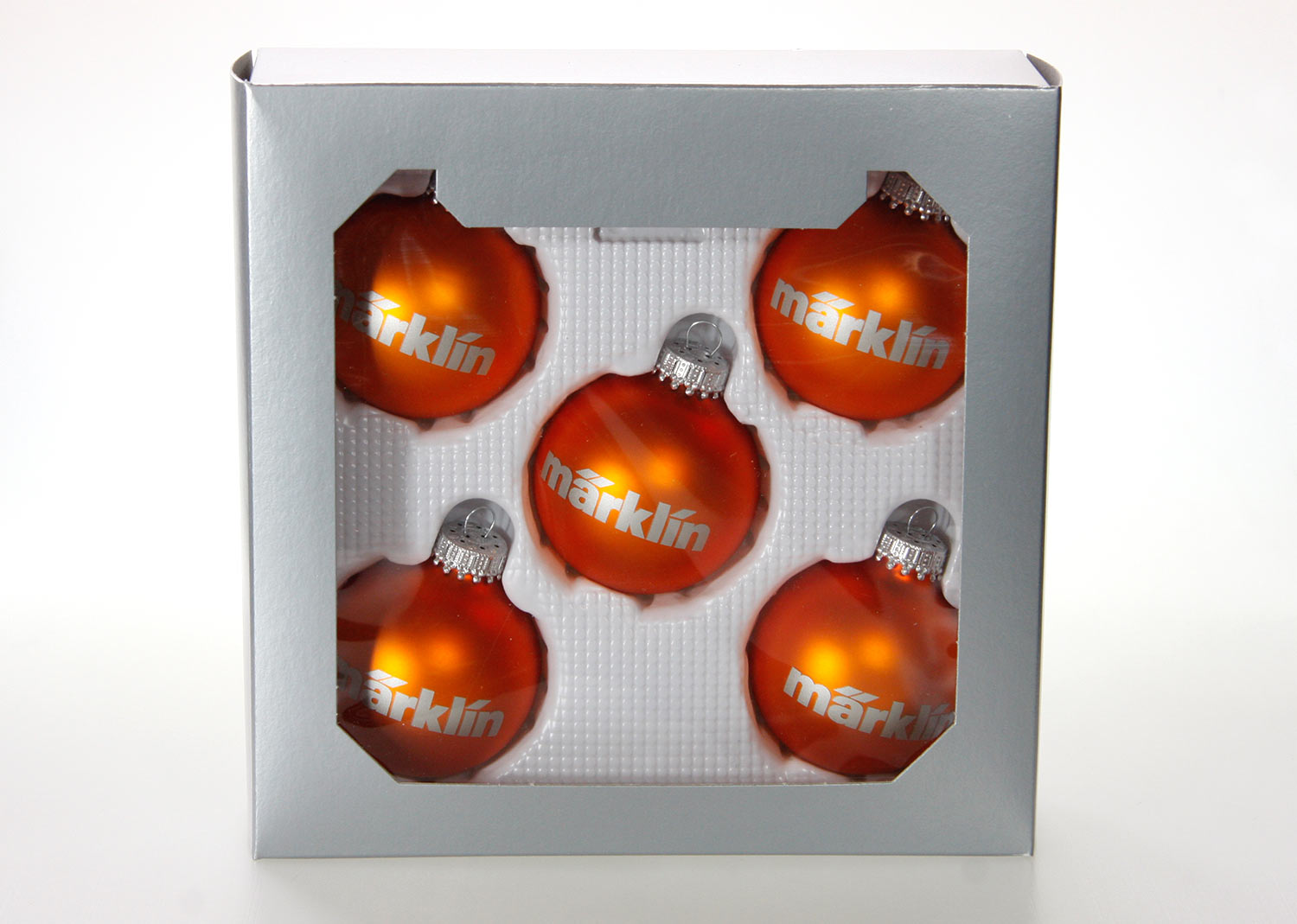 Boules de Noël petites orange