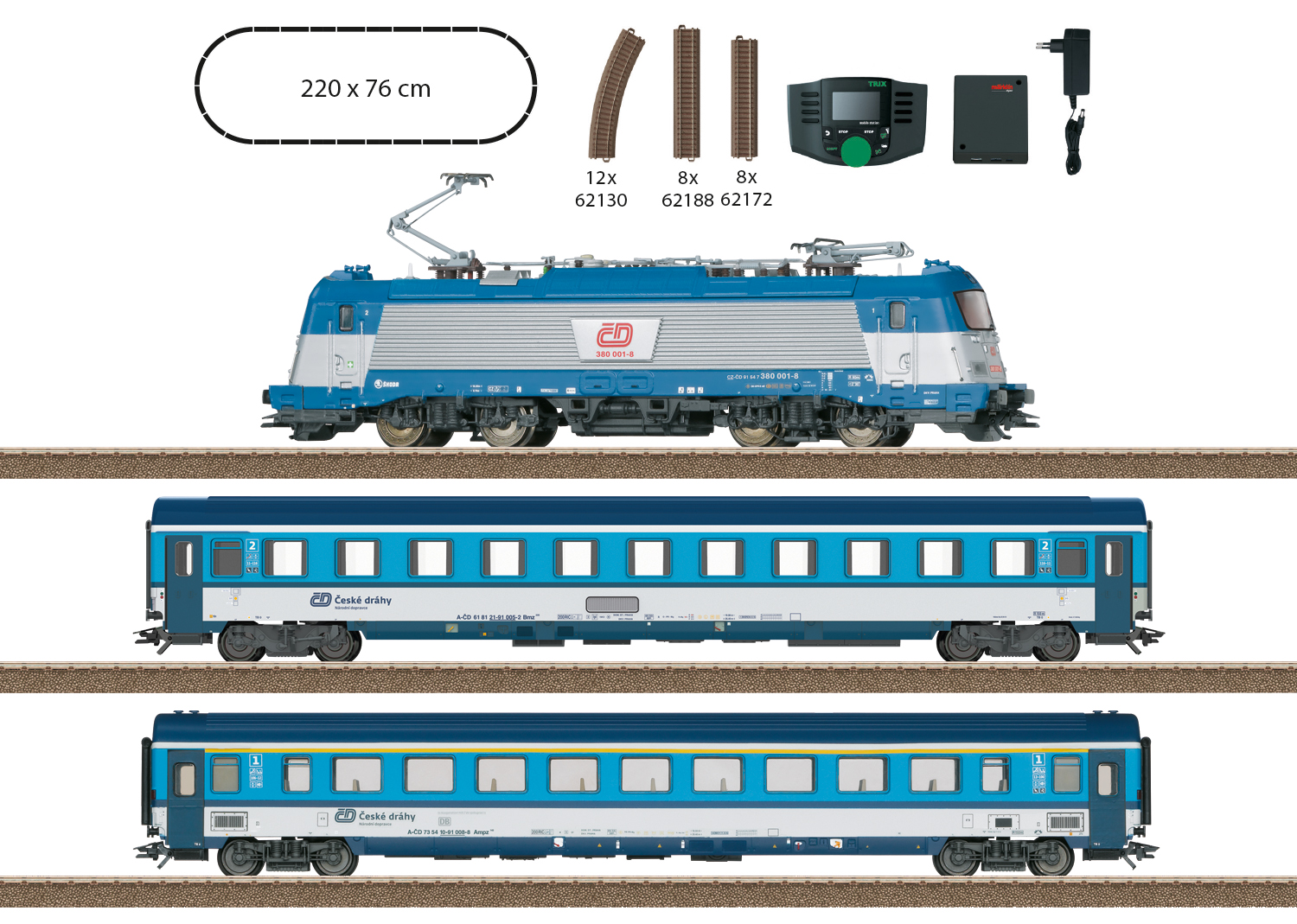 Coffret de départ "Train voyageurs de la ČD"