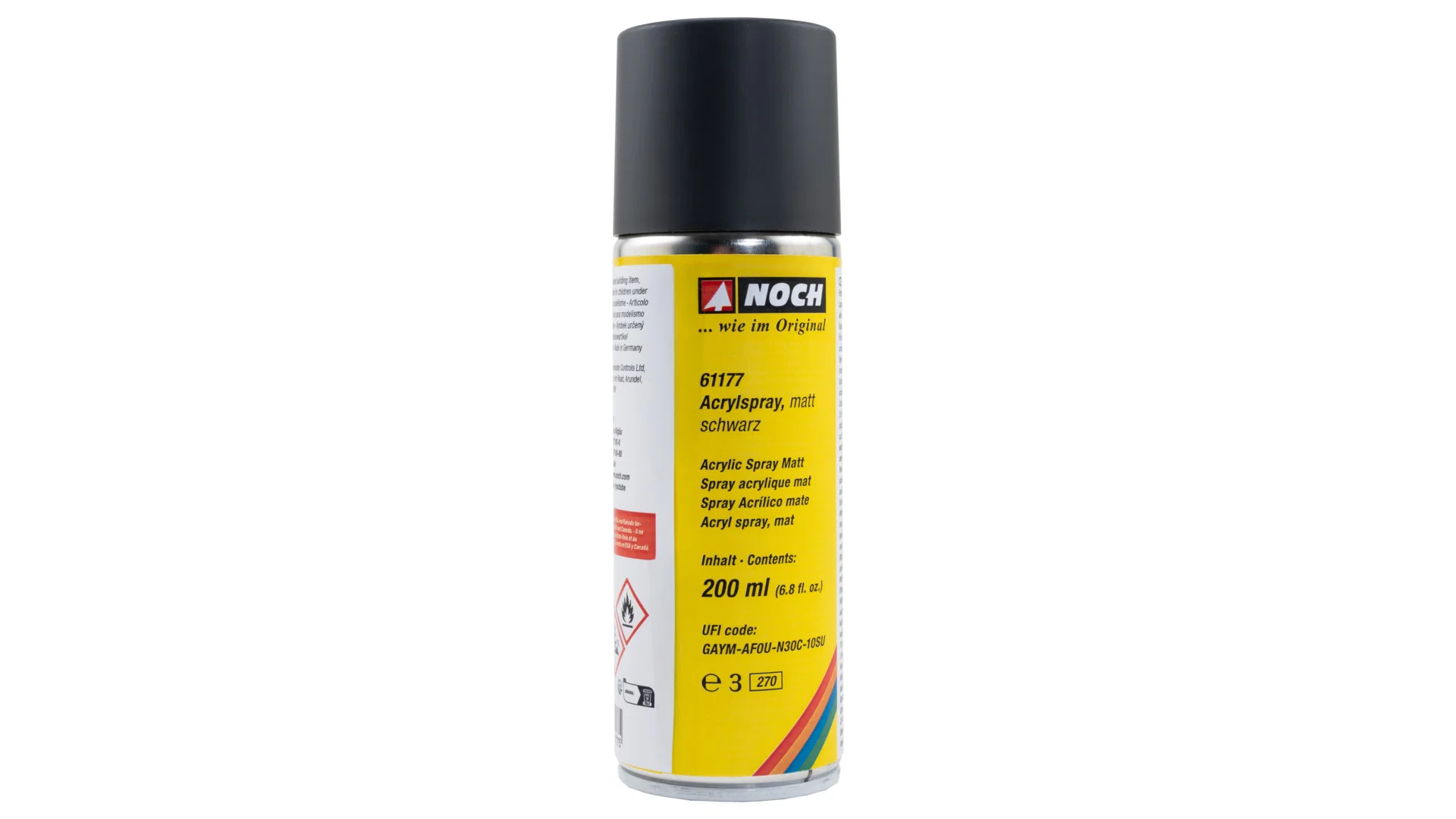 Acrylic Spray, matt, black