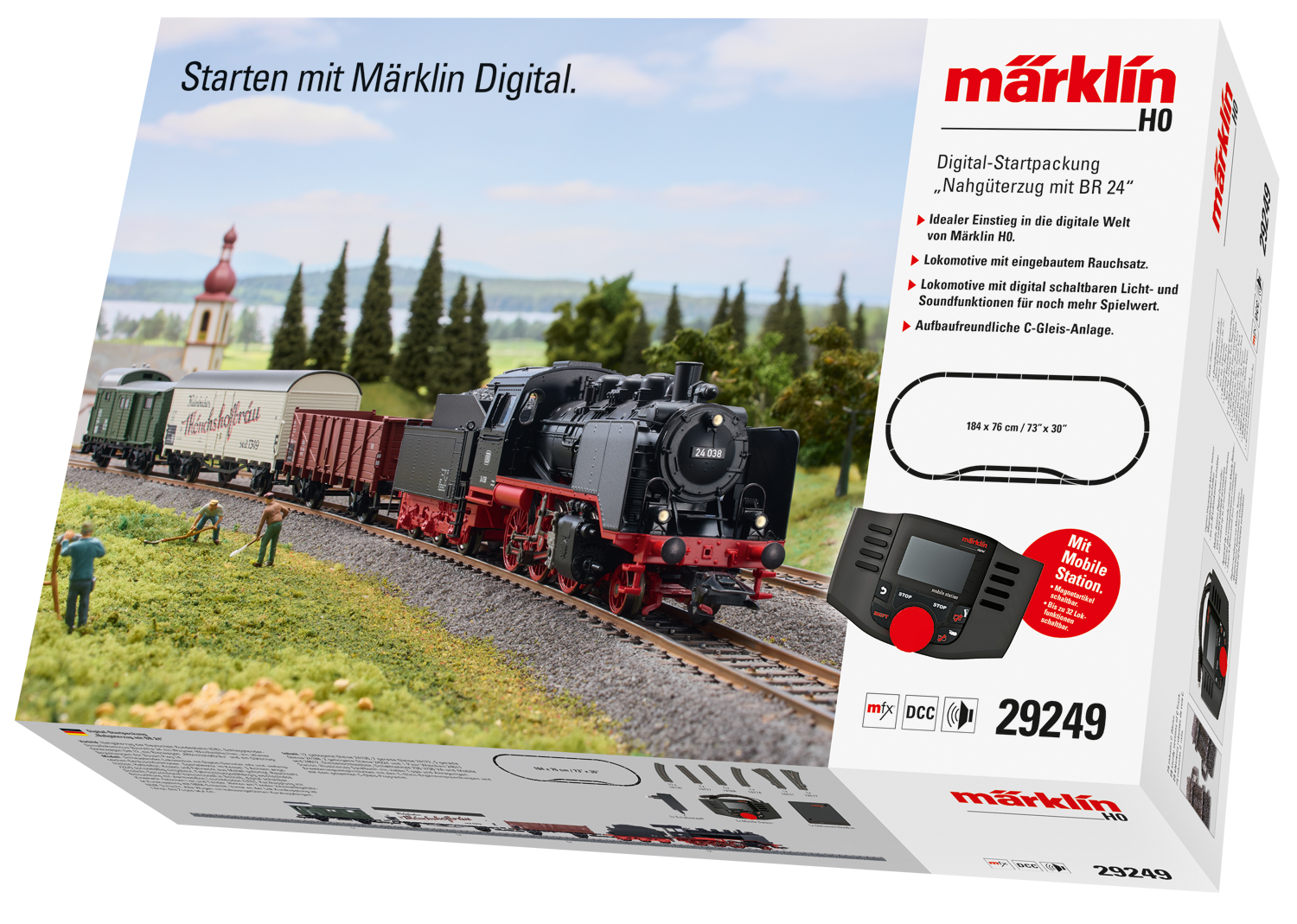 Coffret de départ numérique "Train marchandises de proximité avec BR 24"