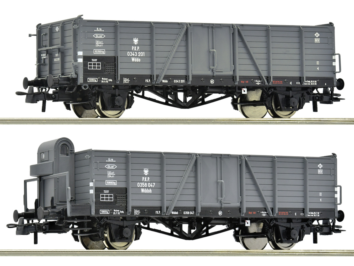 2e coffret de wagons découverts Wddo PKP