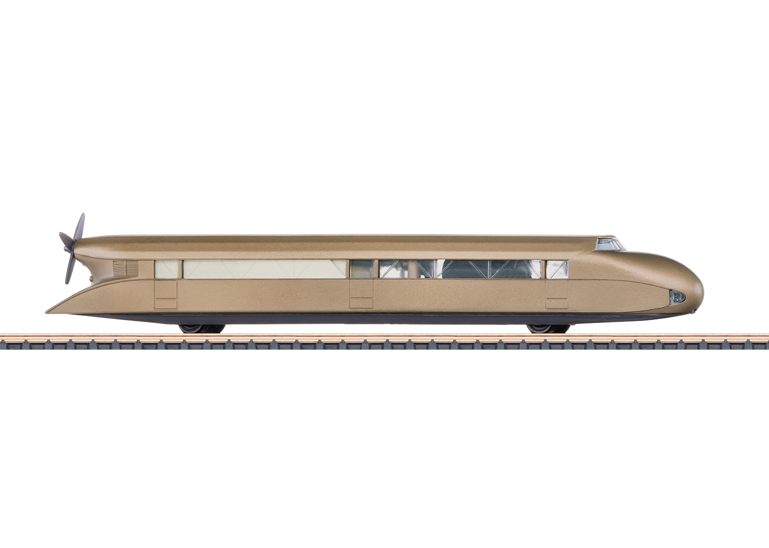 Automotrice à héliceZeppelin sur rails