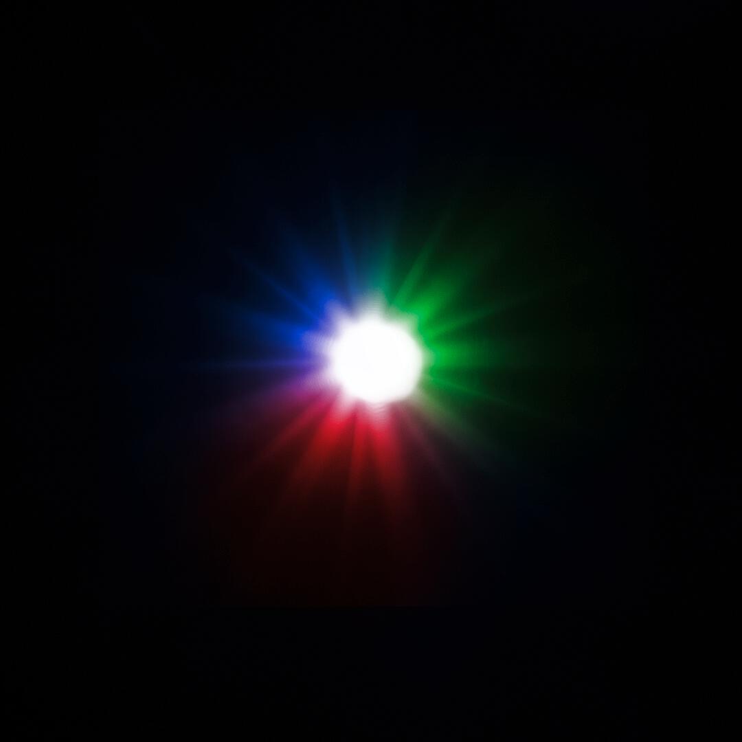 5 LED autoclignotantes, RVB (alternantes)