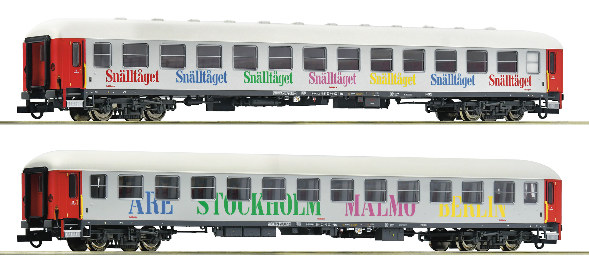 2e coffret de voitures de voyageurs pour trains rapides