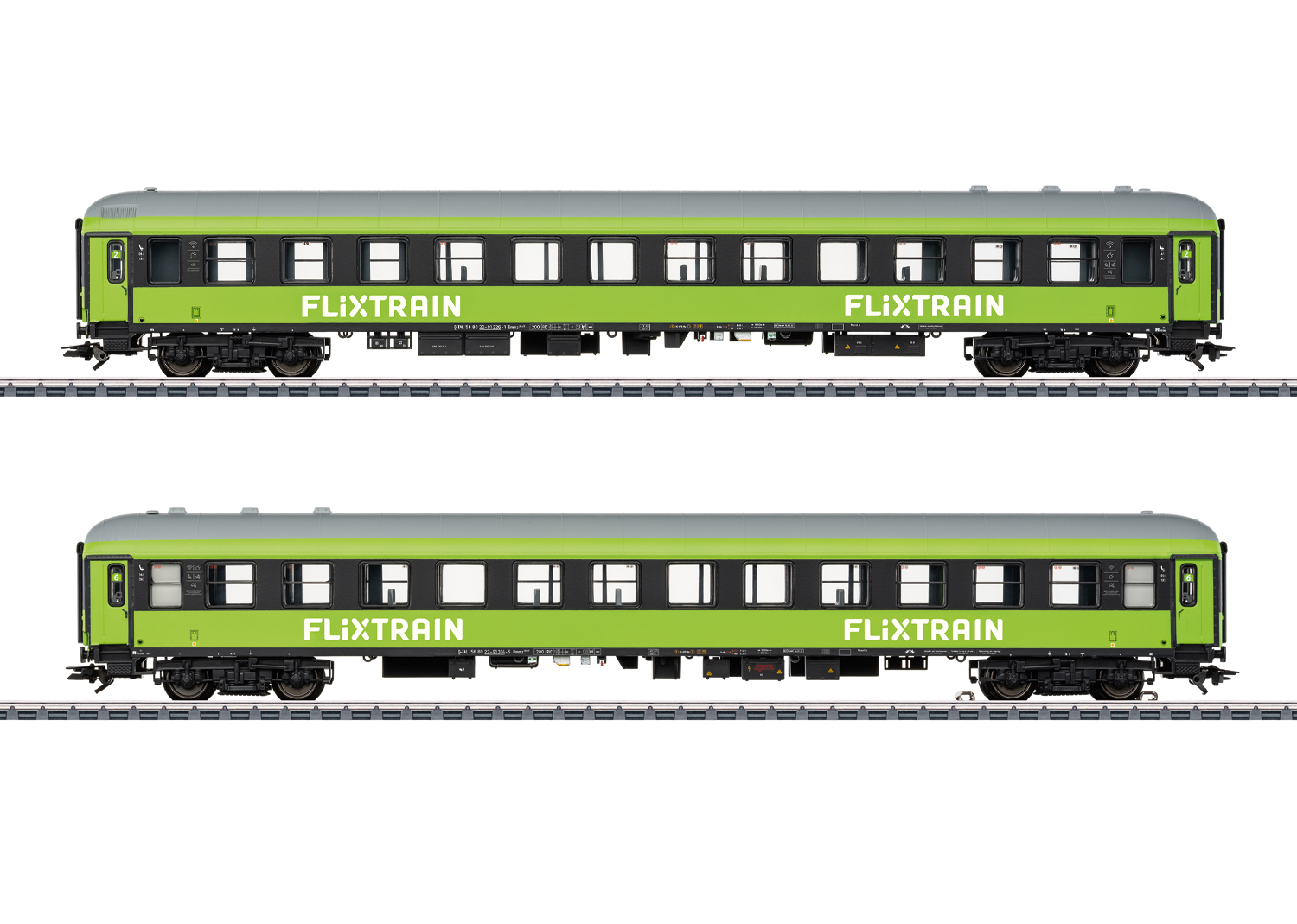 “FlixTrain” Express Train Car Set 2