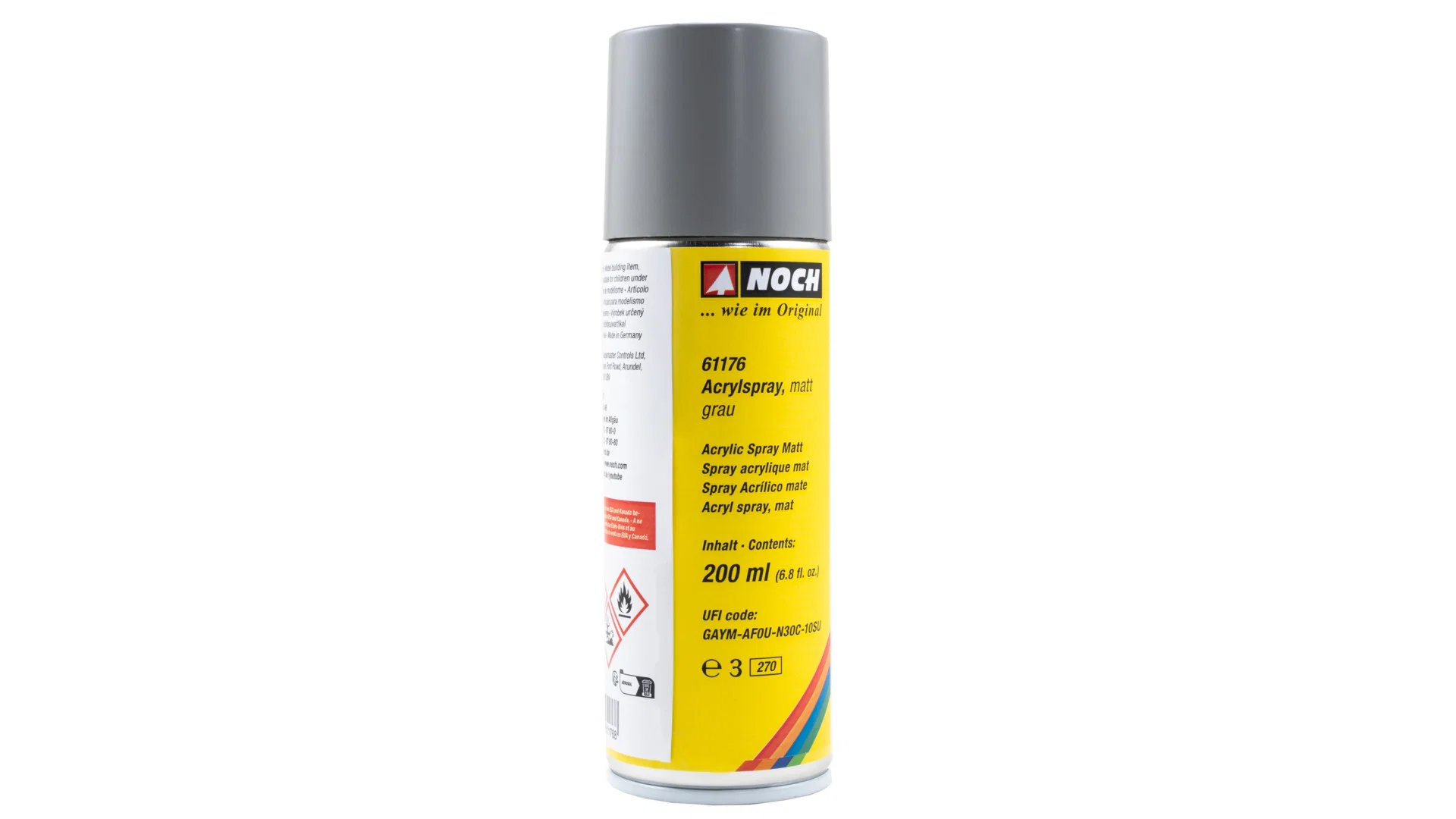 Acrylic Spray, matt, gray