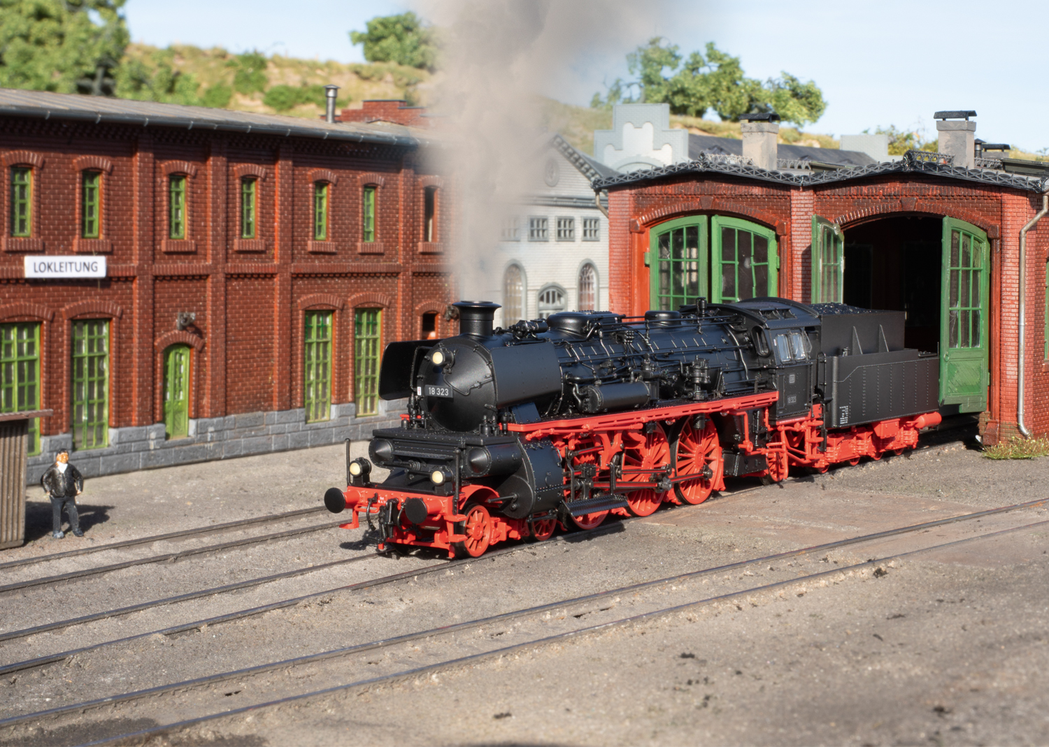 Dampflokomotive 18 323