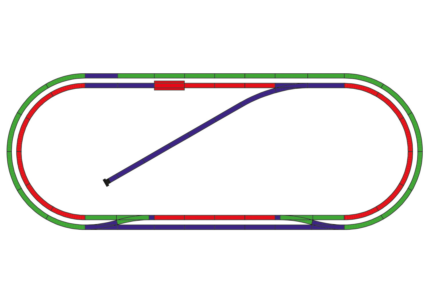 B2 Track Extension Set
