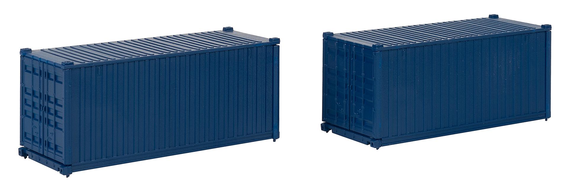 20 Container  blau  2er-Set