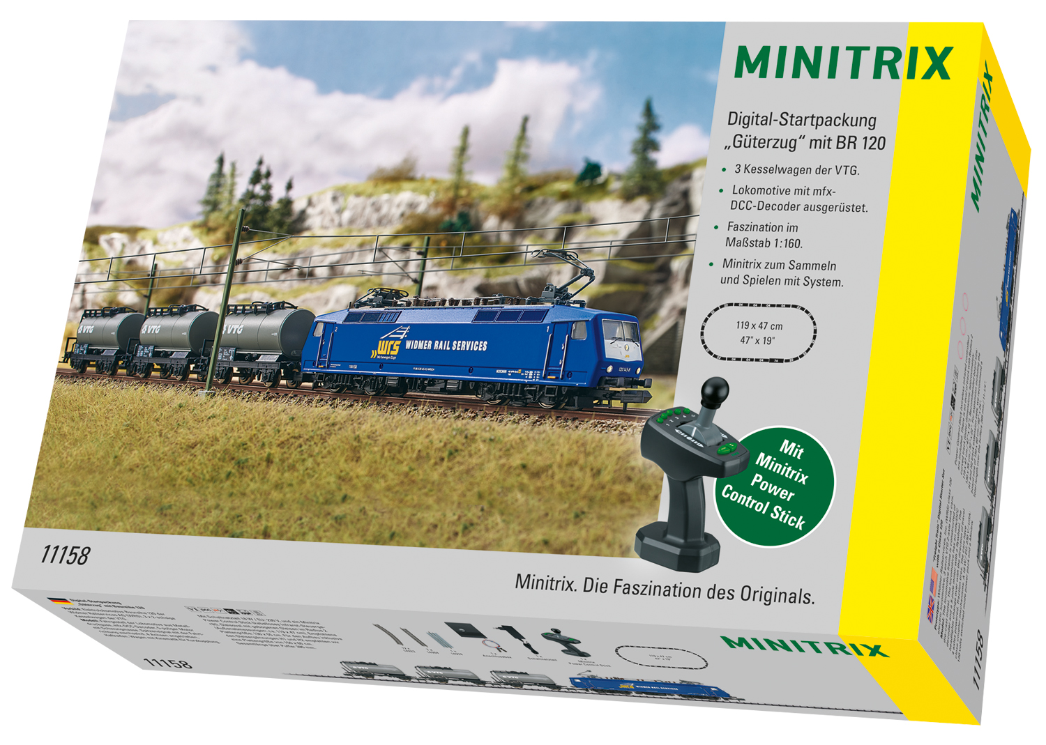 Coffret de départ Digital "Train marchandises" avec série 120
