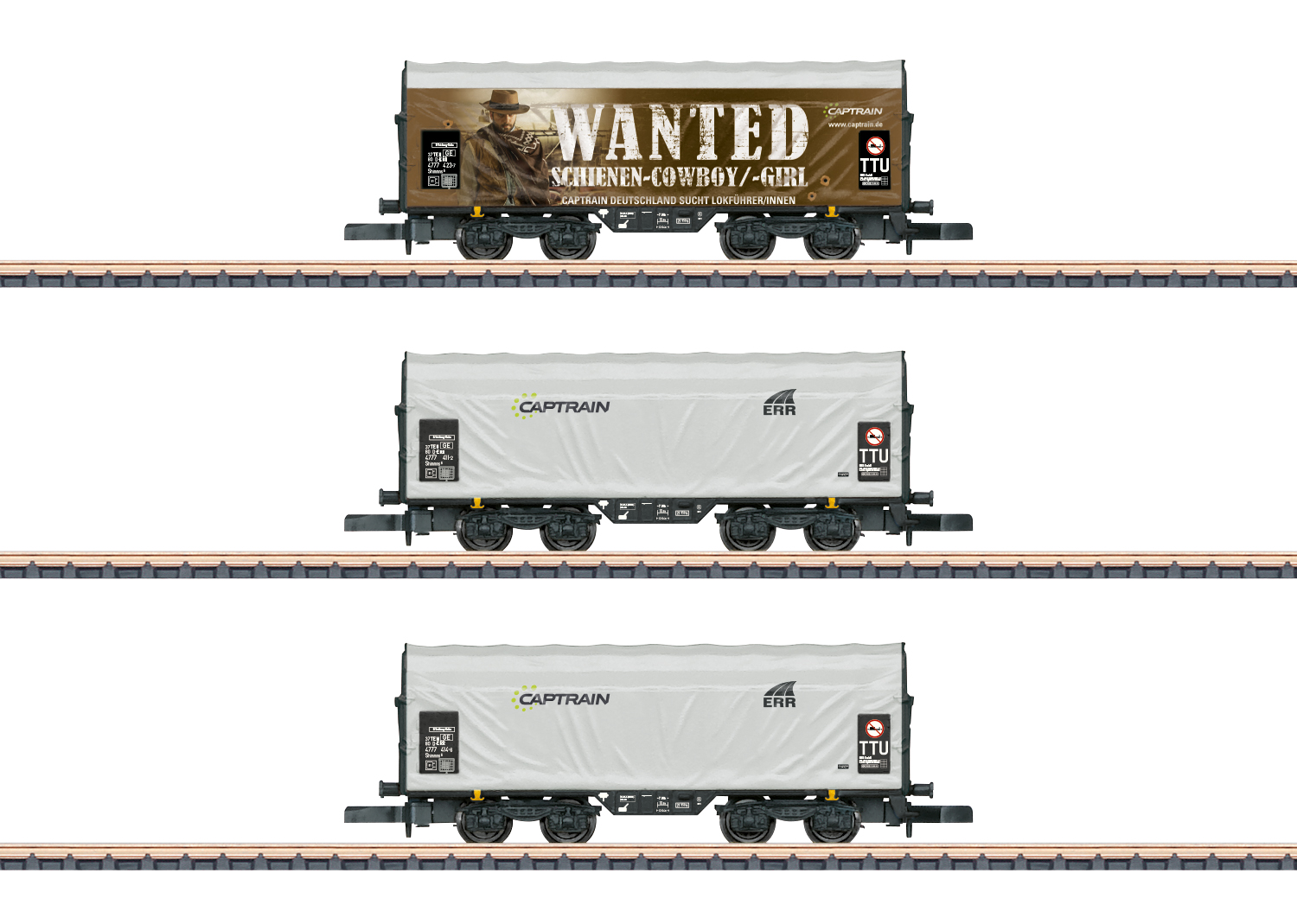 “Captrain” Sliding Tarp Car Set