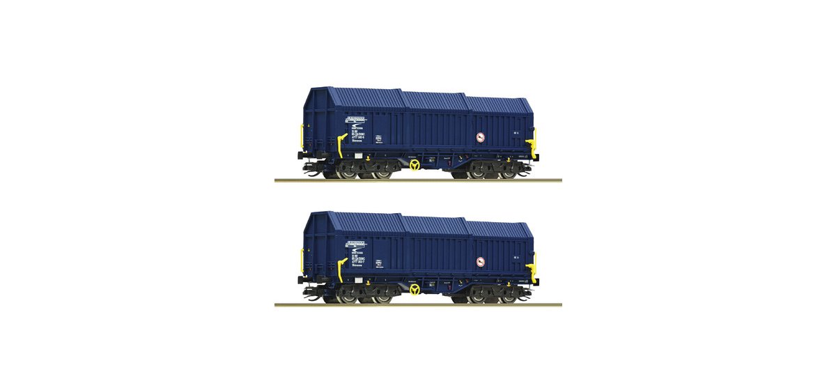 2e coffret de wagons à toits télescopiques ZSS