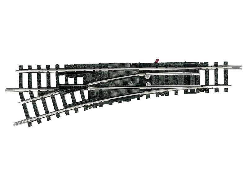 Aiguillage à gauche Minitrix, longueur 112,6 mm