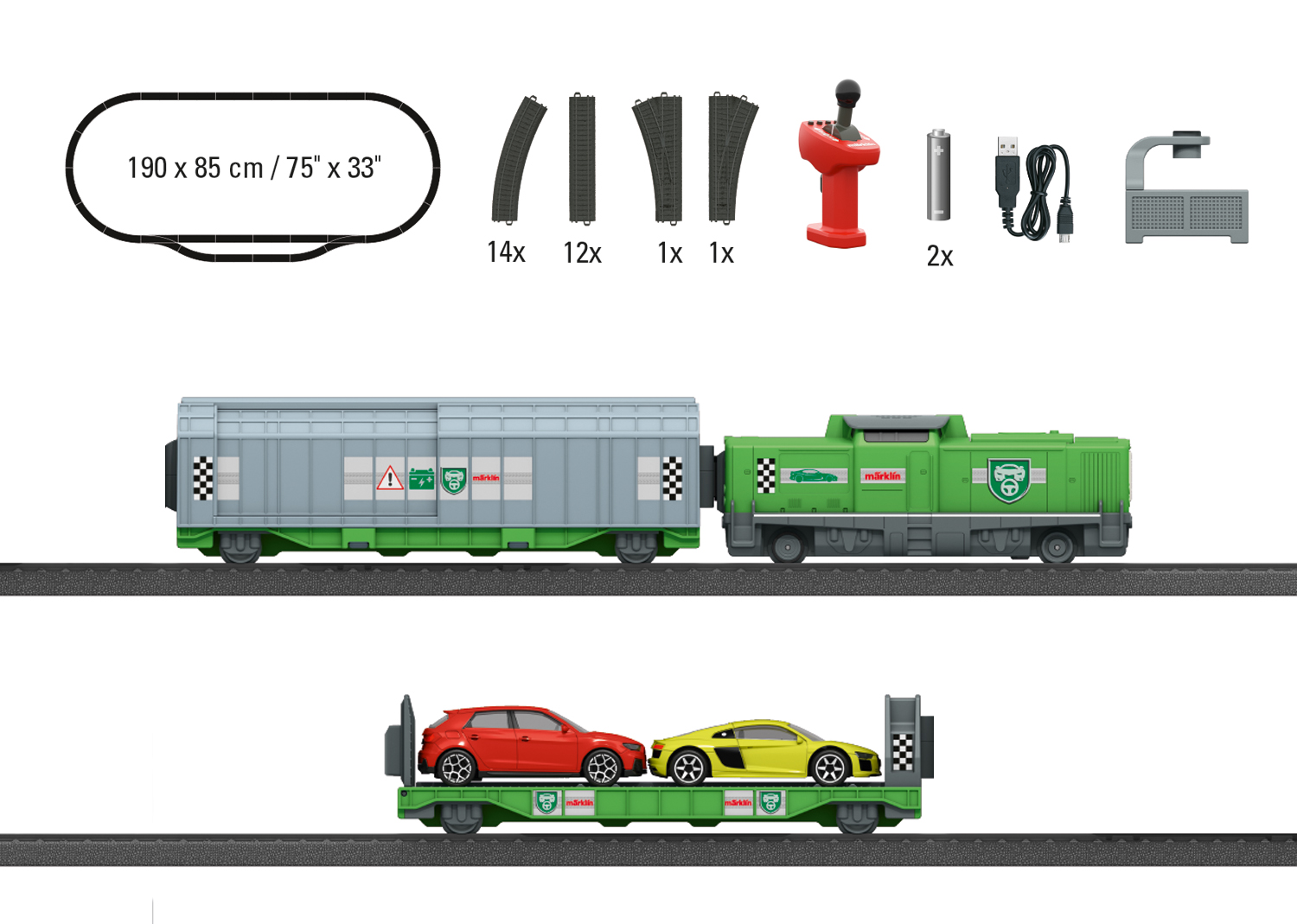 Märklin my world - Startpackung Autotransport