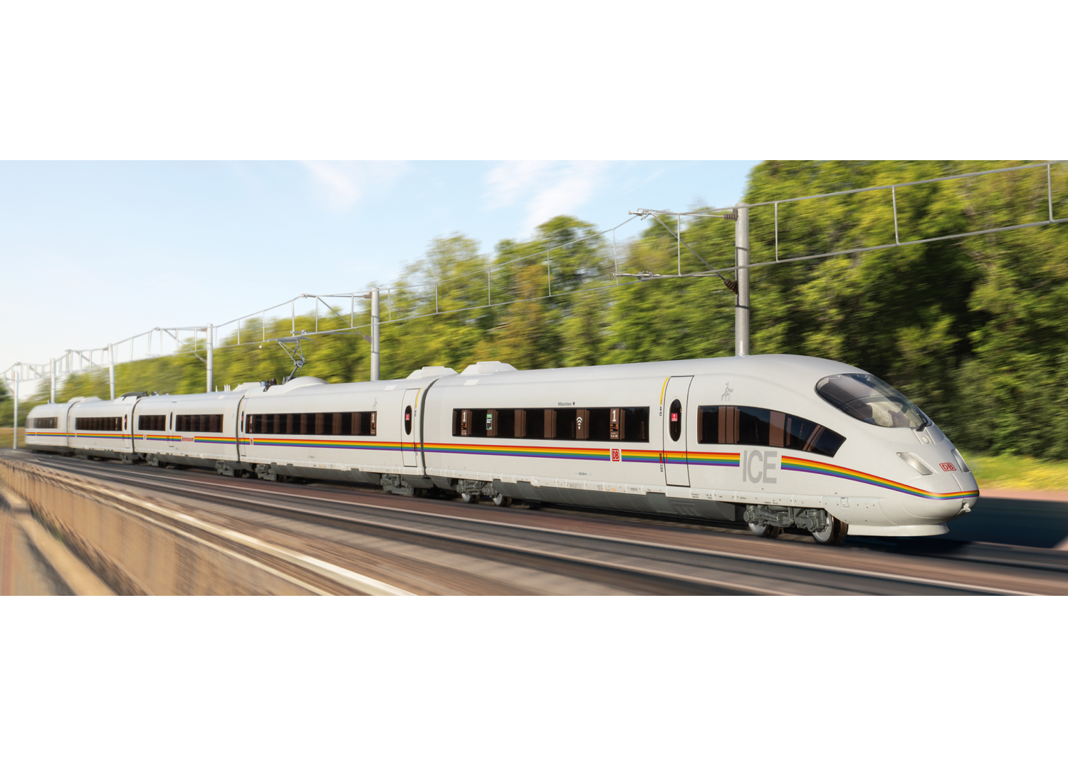 Train automoteur ICE 3, série 403 "railbow"