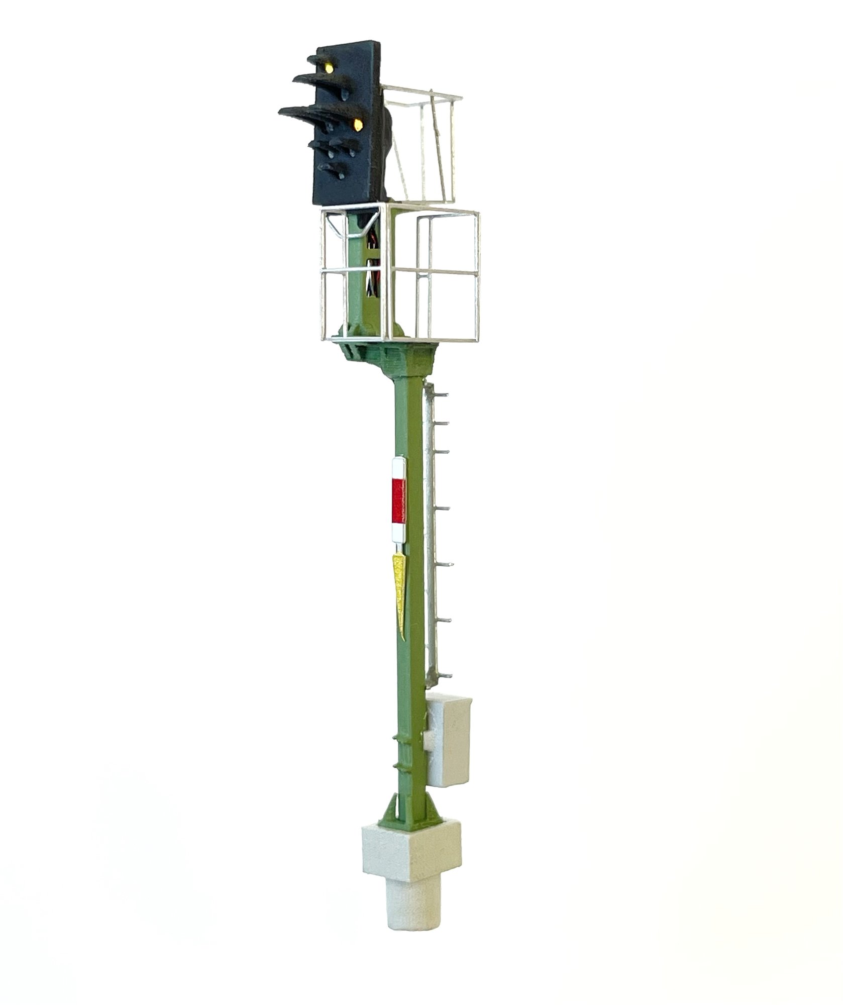DB - Segnale KS multisezione su palo a mensola con Zs7 e Zs1