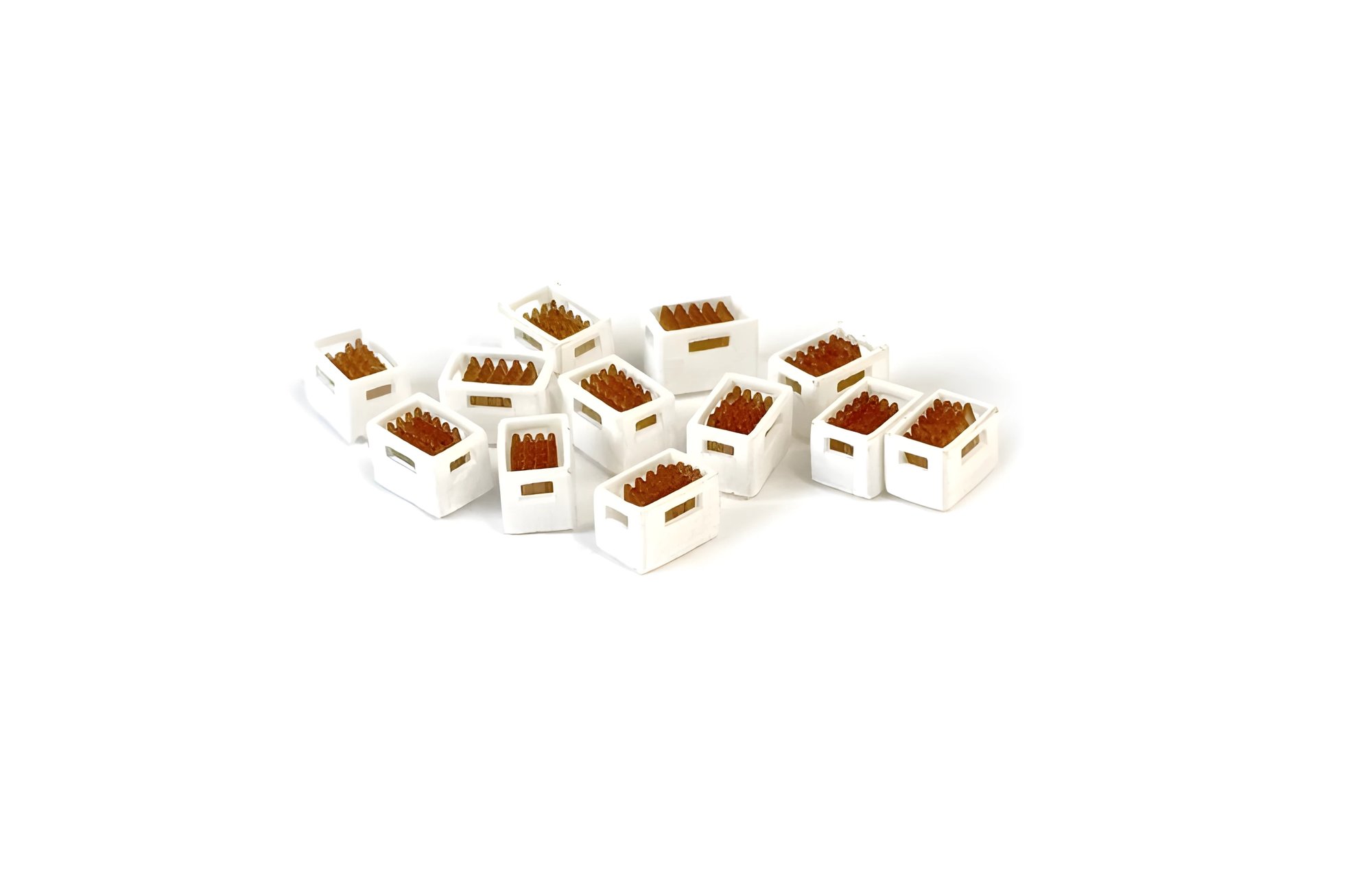 12 caisses de bière blanches