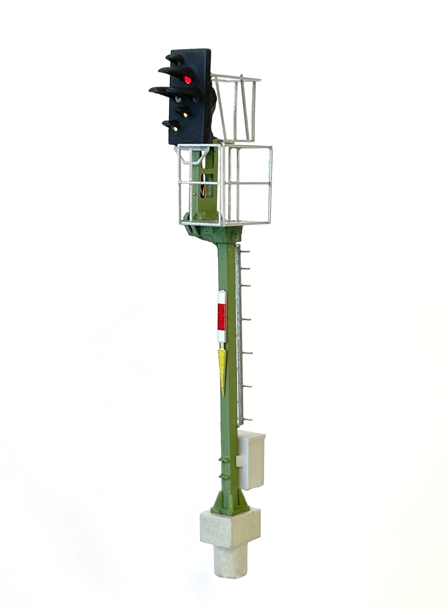 DB - Segnale KS multisezione su palo a mensola con Sh1 e Zs1