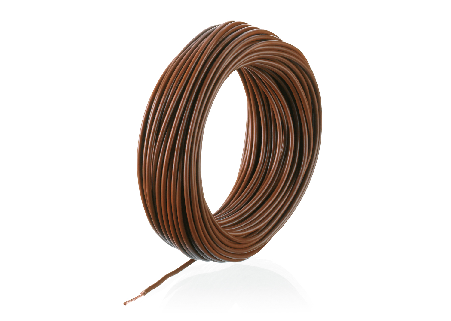 Câble 1 conducteur, 0,19 mm², 10 m (marron)