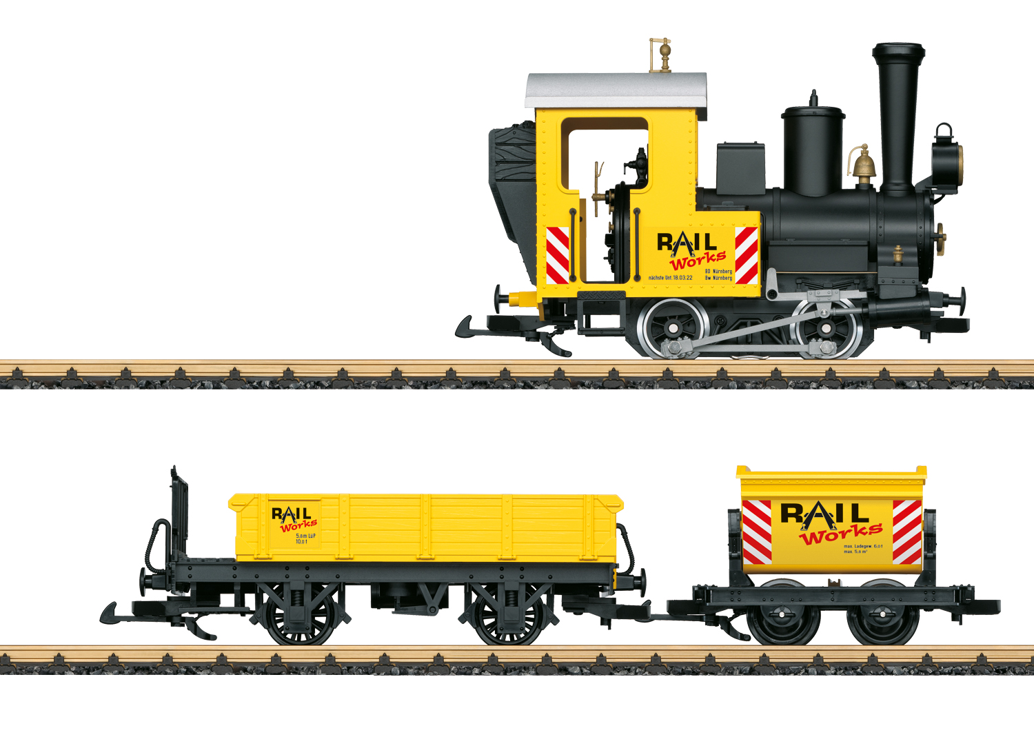 Coffret de départ "Train de chantier" 120 V, exclusivement pour les Etats-Unis.