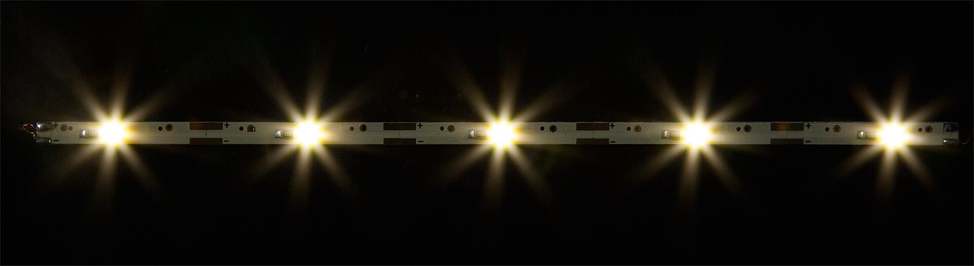 2 Rampes d’éclairage à LED, blanc chaud chacune, chaque 180 mm