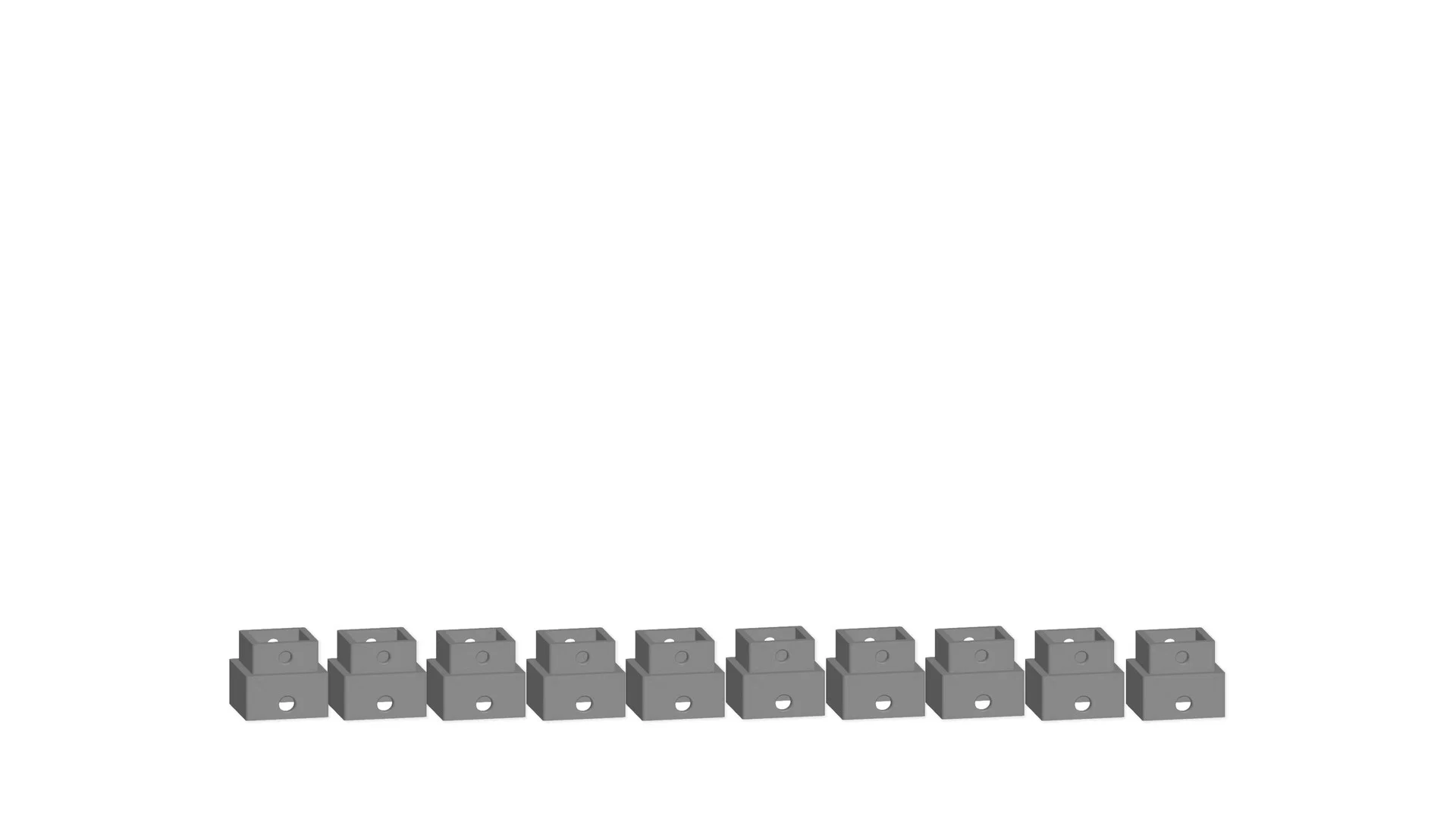 Elemento di pilastro Easy-Track 9 mm, 10 pz.