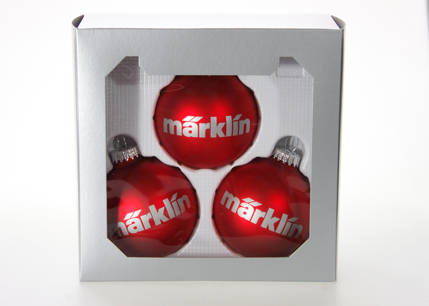 Boules de Noël grandes rouges