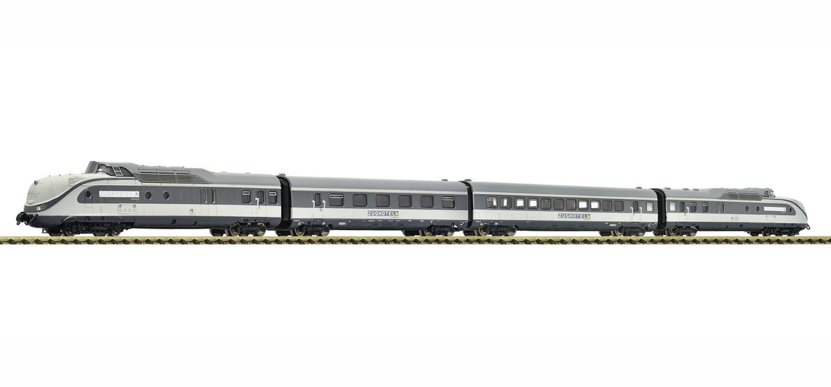 4 piece set: DMU class 601 "Zughotel", RailAdventure
