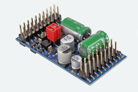 Décodeur DCC LokPilot 5 L avec connecteur à broches et adaptateur 0 G I
