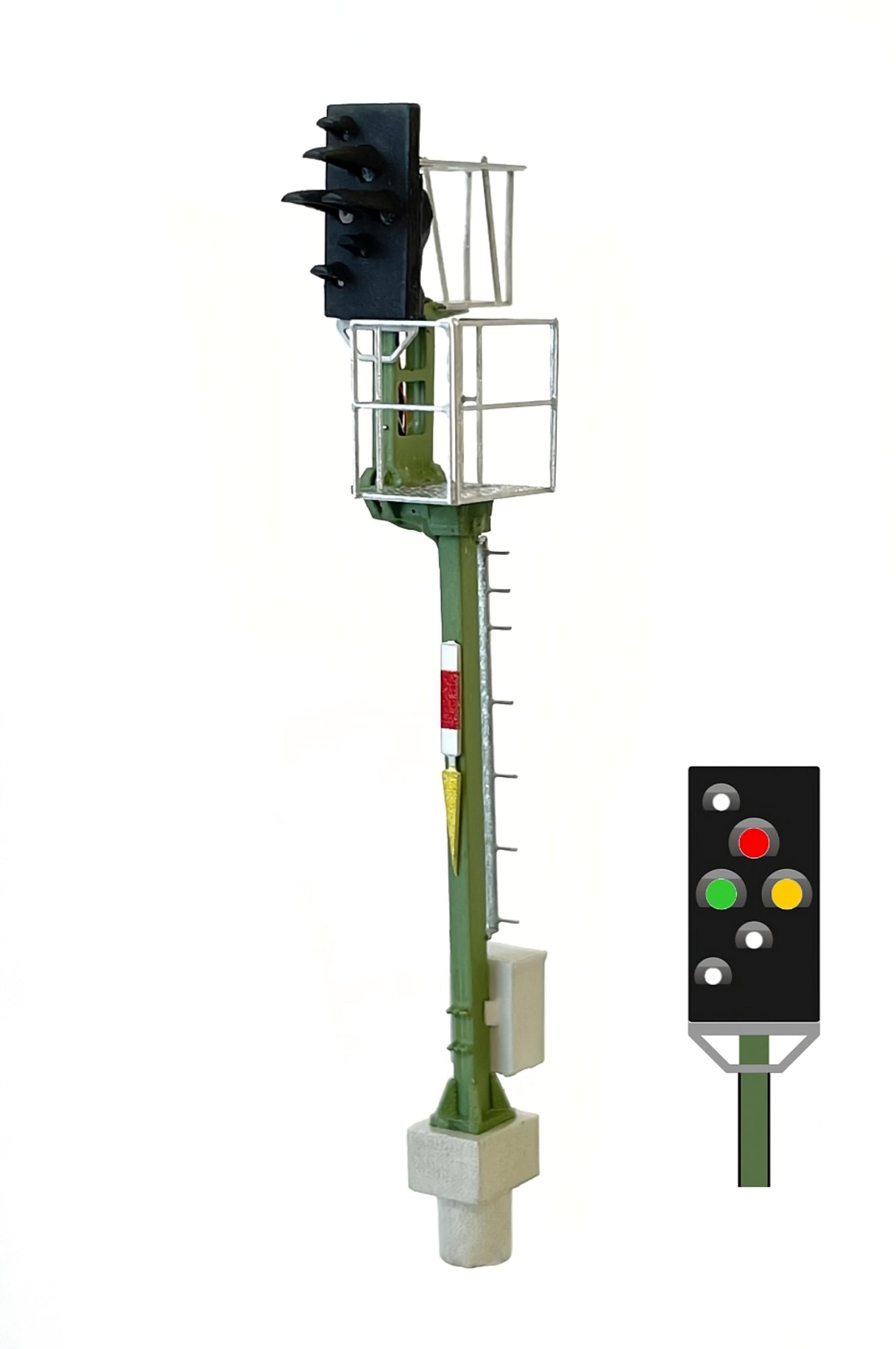 DB - KS-Mehrabschnittssignal im Auslegermast mit Sh1 und Zs1