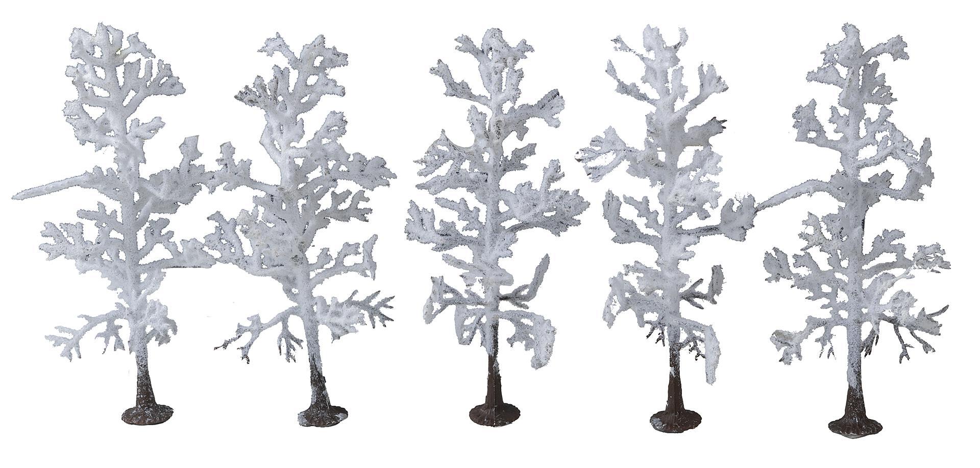 5 Snow-covered trees
