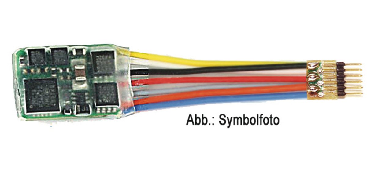 DCC-Decoder 6-pol. 35mm Litzen